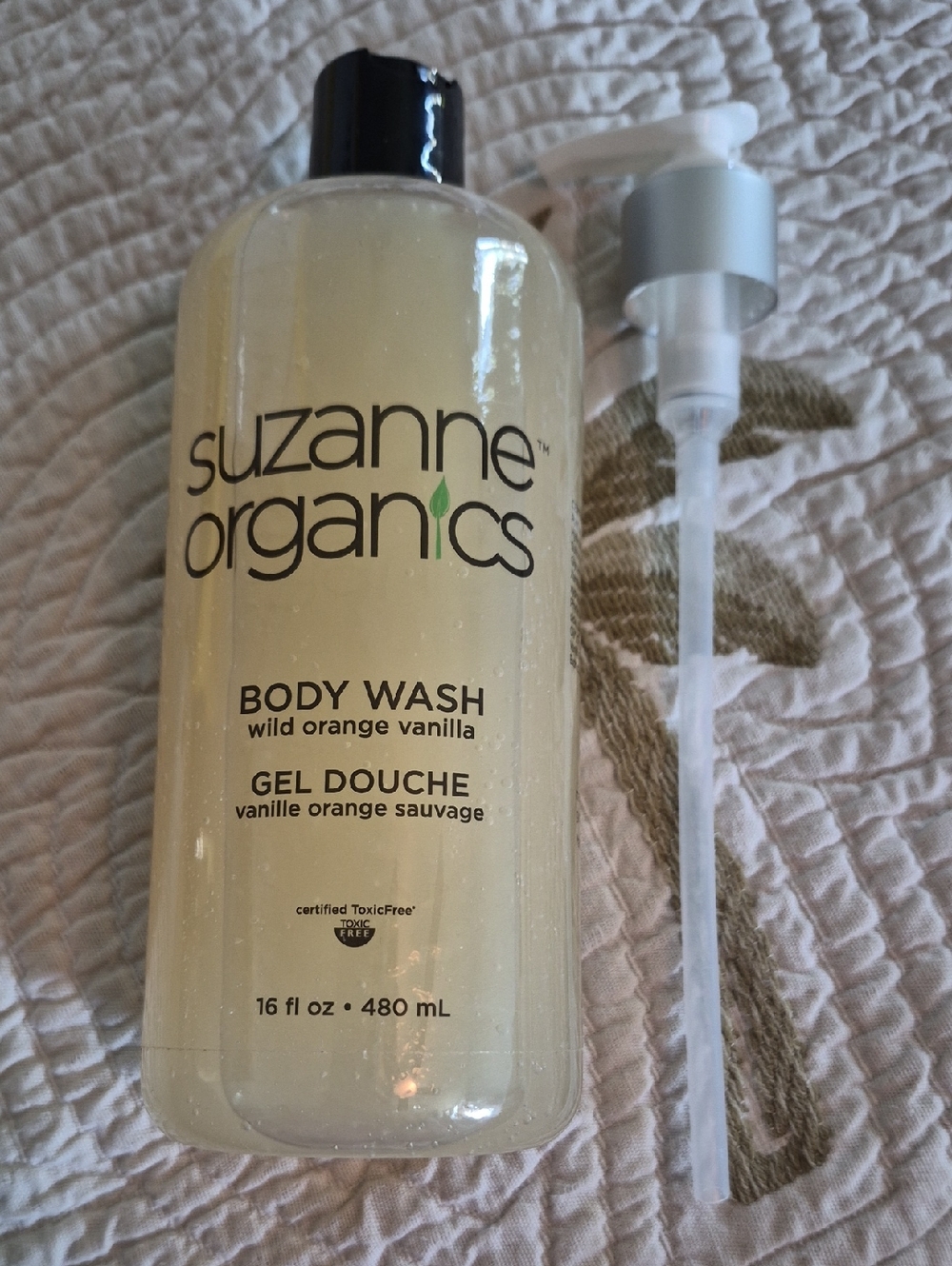 Suzanne Organics Wild Orange Vanilla Body Wash